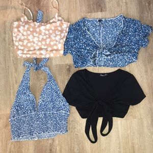 All of these cute tops are mediums. All or nothing.